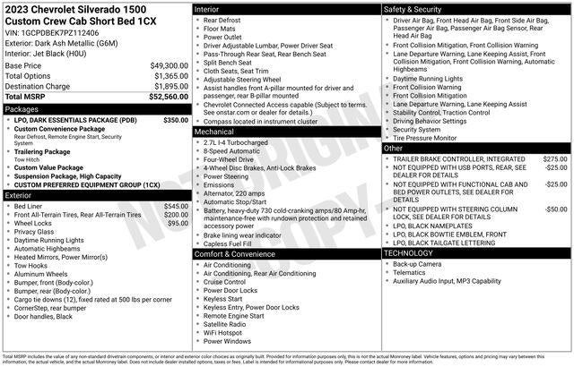 2023 Chevrolet Silverado 1500 Custom