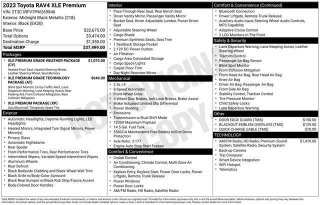 2023 Toyota RAV4 XLE Premium