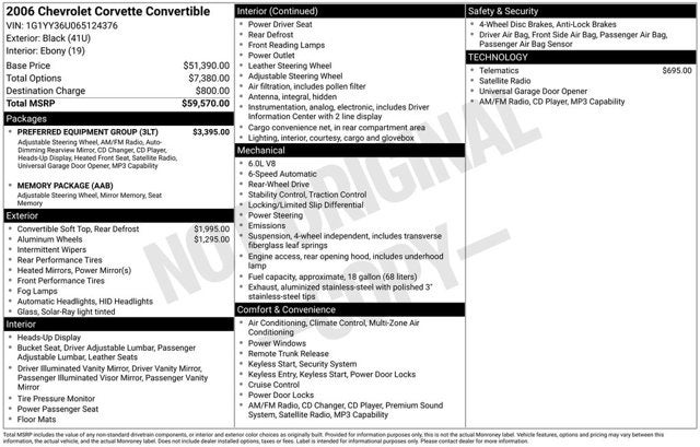 2006 Chevrolet Corvette Base