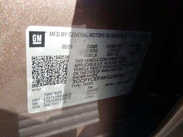 2019 Chevrolet Silverado 1500 Custom Trail Boss