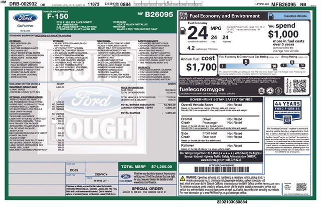 2021 Ford F-150 Lariat