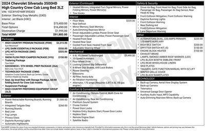2024 Chevrolet Silverado 3500HD High Country