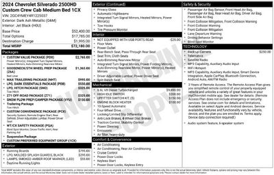 2024 Chevrolet Silverado 2500HD Custom