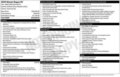 2020 Nissan Rogue SV