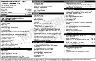 2024 Chevrolet Silverado EV RST