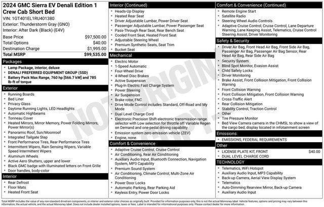 2024 GMC Sierra EV Denali Edition 1