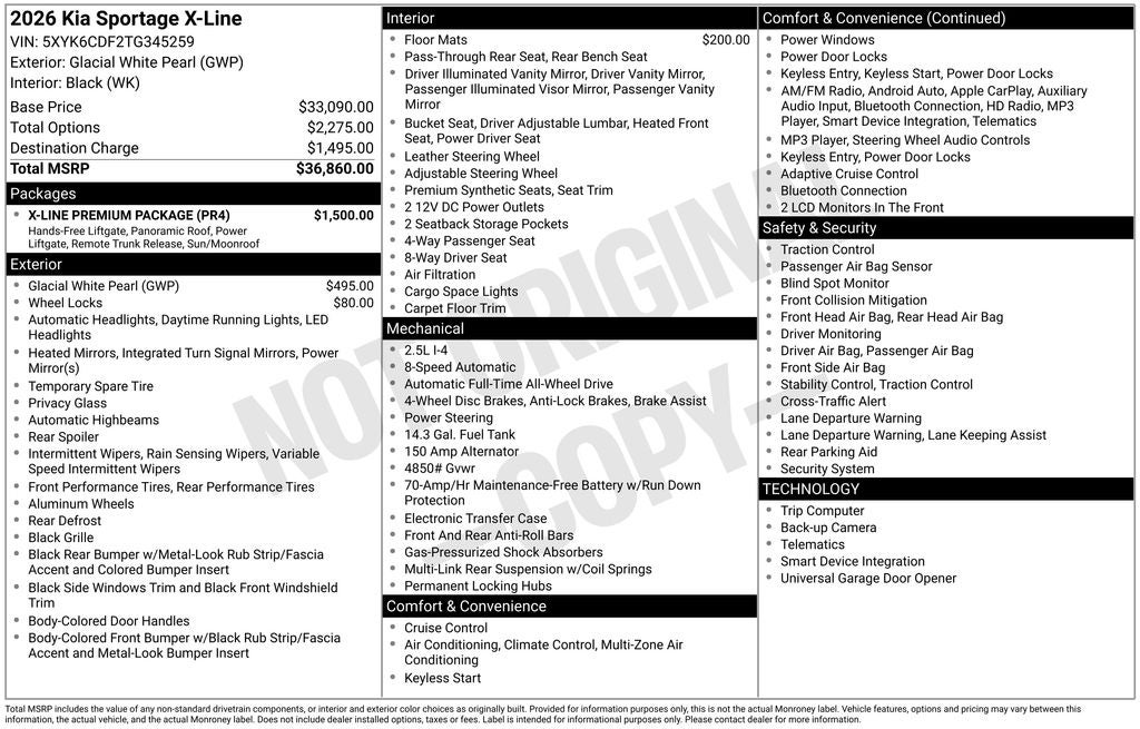 2026 Kia Sportage X-Line
