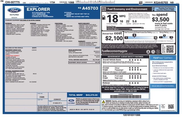 2019 Ford Explorer XLT