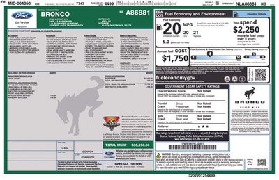 2022 Ford Bronco Base