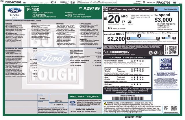 2023 Ford F-150 Lariat