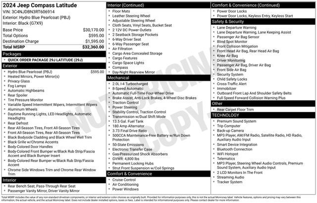 2024 Jeep Compass Latitude