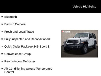 2024 Jeep Wrangler Sport S