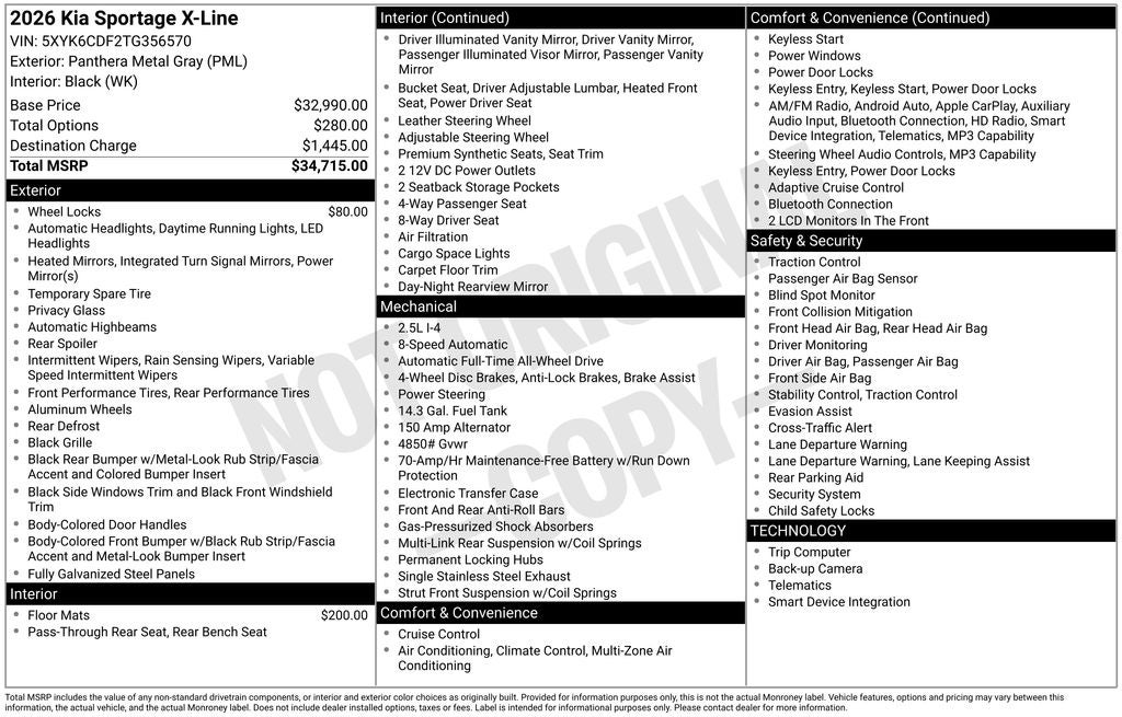 2026 Kia Sportage X-Line