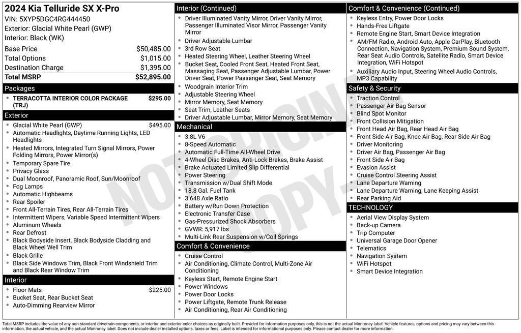 2024 Kia Telluride SX X-Pro