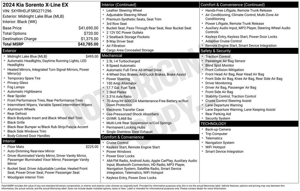 2024 Kia Sorento X-Line EX - Photo 25