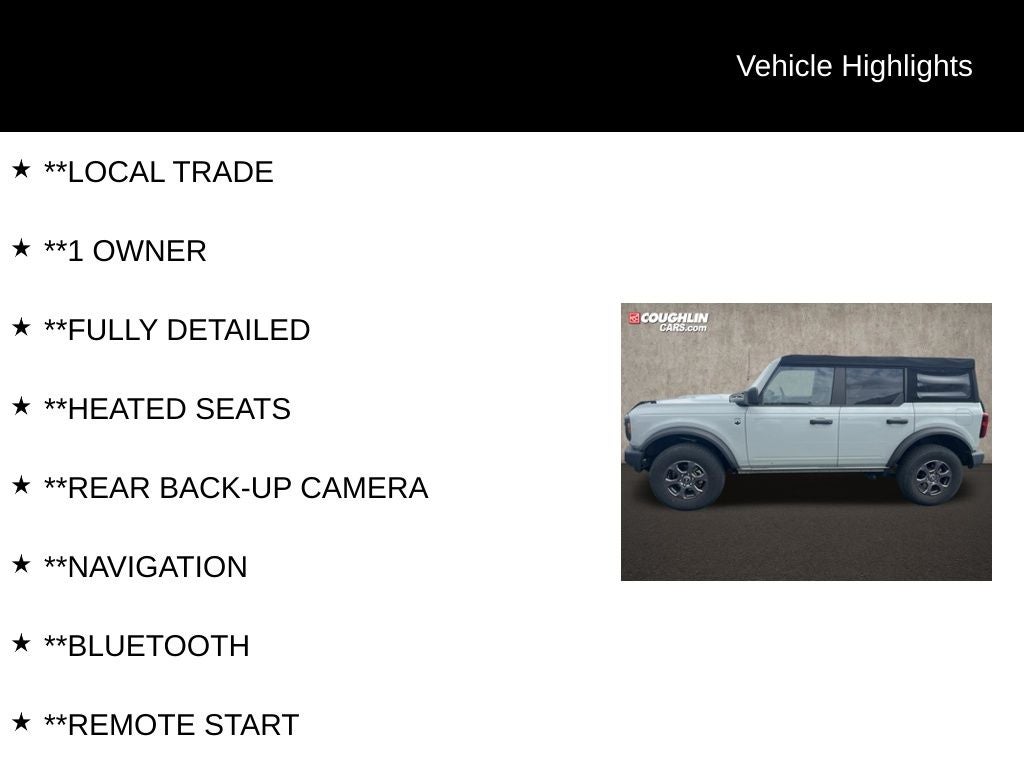 2021 Ford Bronco Big Bend