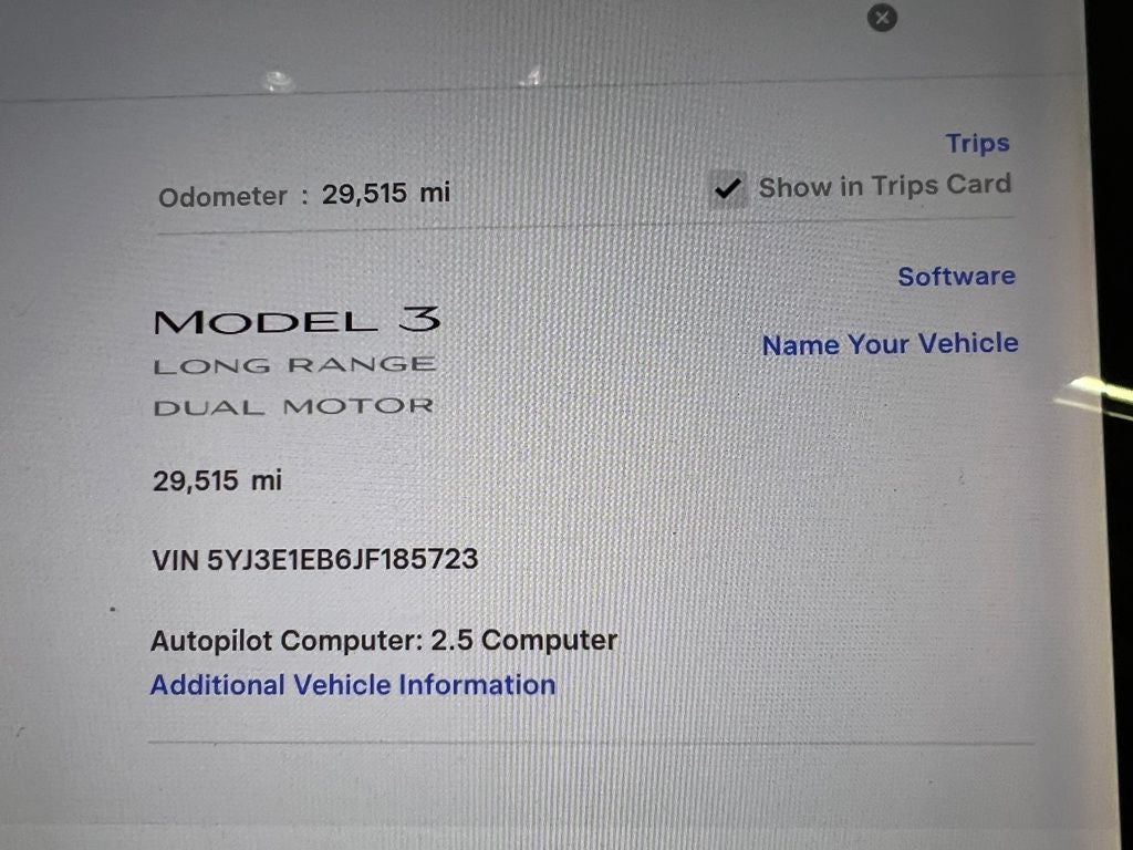 2018 Tesla Model 3 Long Range