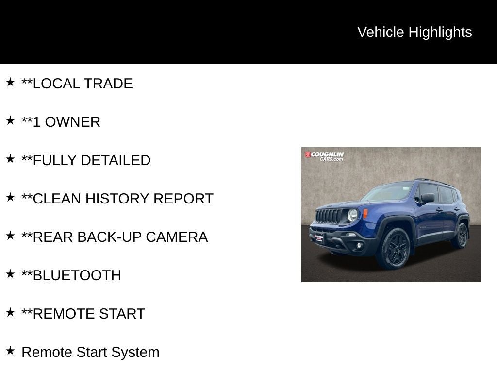 2019 Jeep Renegade Sport