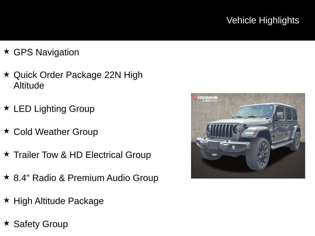 2021 Jeep Wrangler Unlimited Sahara High Altitude