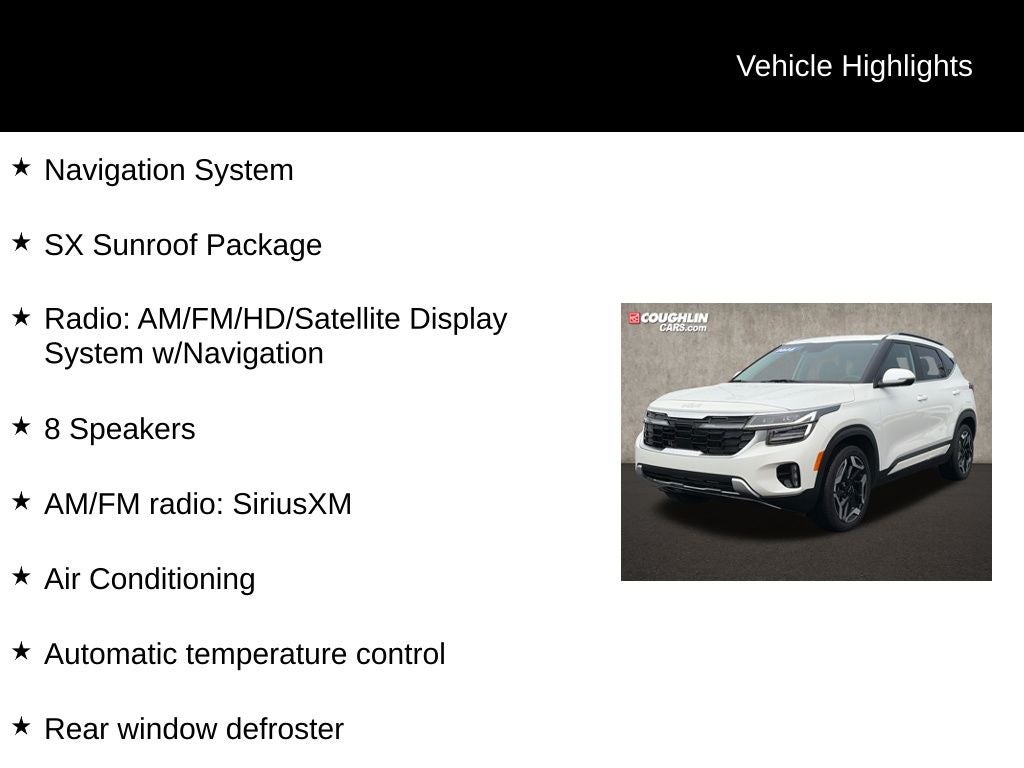 2025 Kia Seltos SX