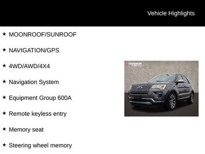 2018 Ford Explorer Platinum