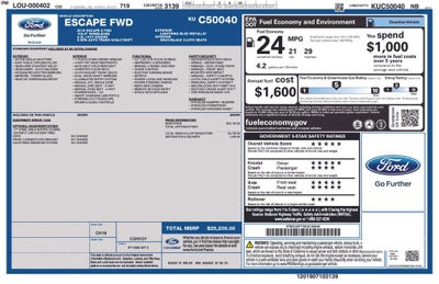 2019 Ford Escape S