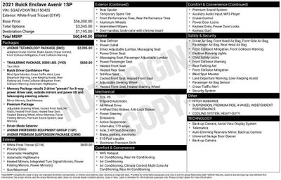 2021 Buick Enclave Avenir