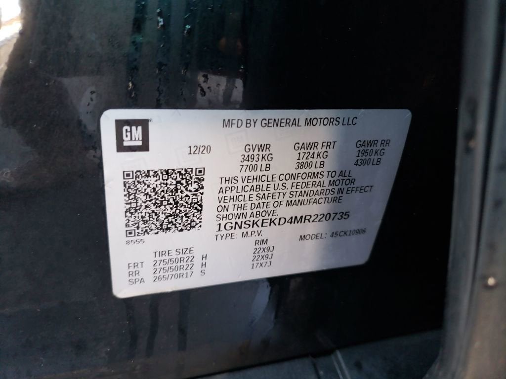 2021 Chevrolet Suburban RST