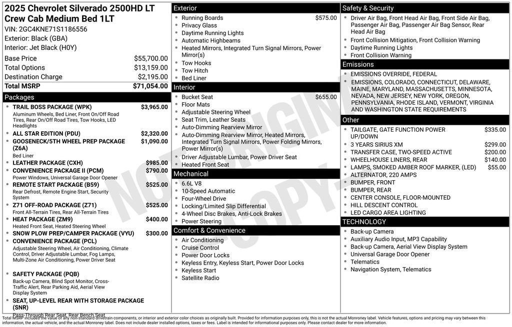 2025 Chevrolet Silverado 2500 HD LT