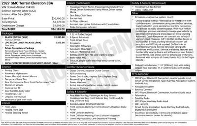 2027 GMC Terrain Elevation