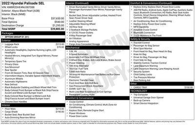 2022 Hyundai Palisade SEL