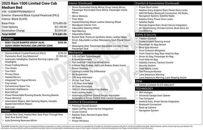 2025 RAM 1500 Limited