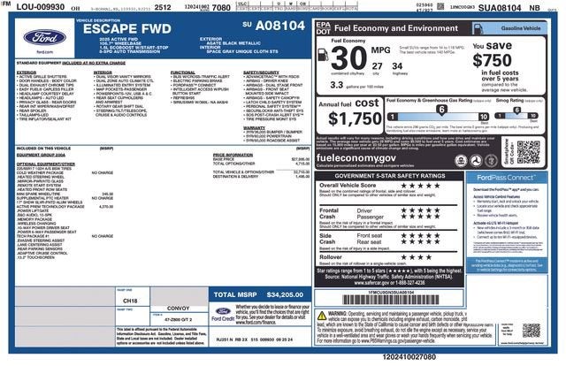 2025 Ford Escape Active