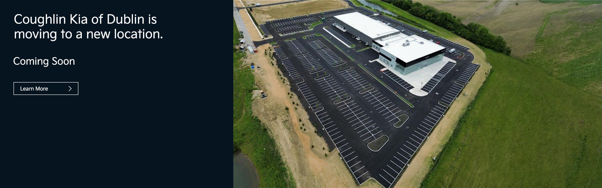 Kia of Dublin NEW dealership building and parking lot